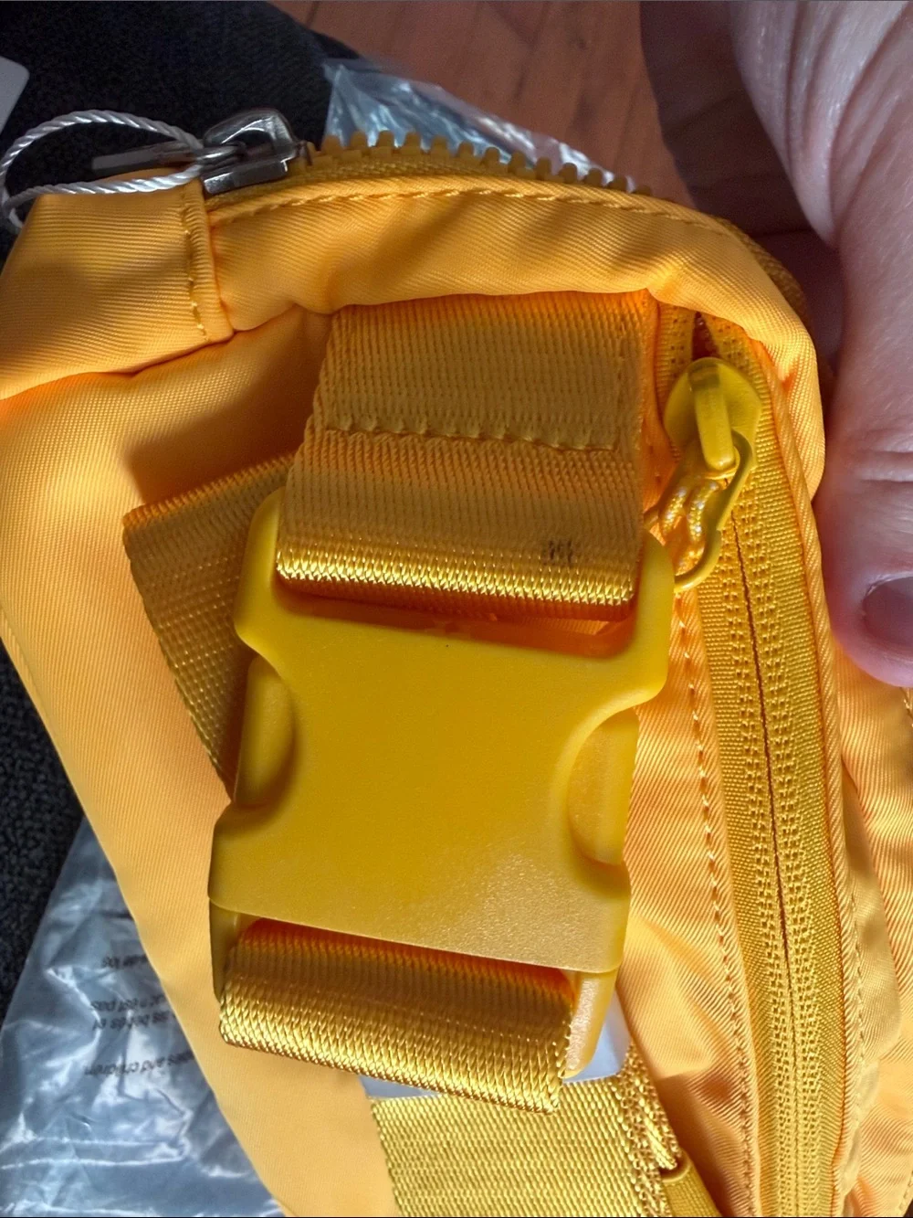 lululemon athletica Vibrant Yellowish/Orange Phone Pouch